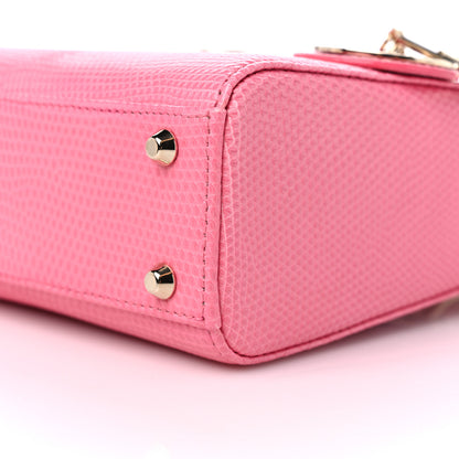 Christian Dior Lizard Mini Lady Dior Pink 8 of 9