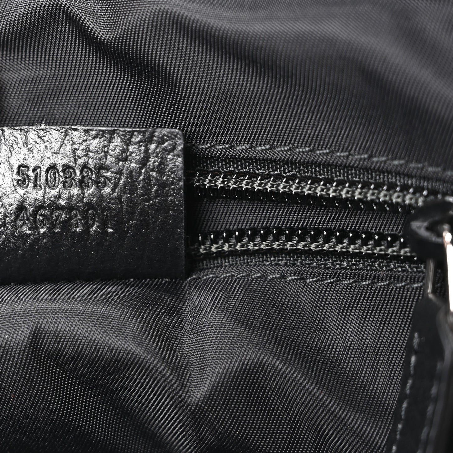 Nylon Monogram Double Buckle Flap Messenger Bag Black