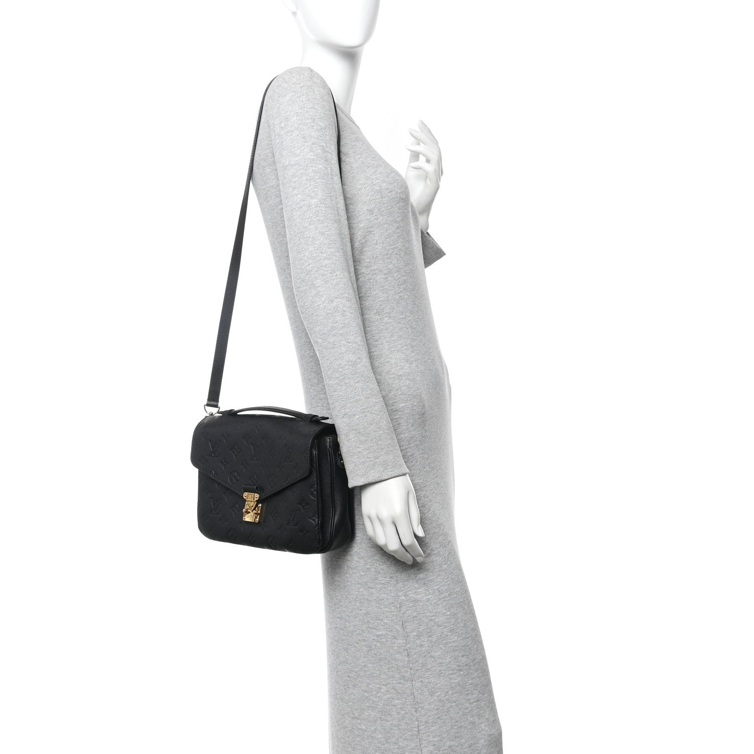 Louis Vuitton Empreinte Pochette Metis Black 2 of 12