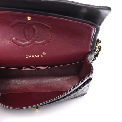 Chanel Lambskin Quilted Medium Double Flap Black 4 of 4