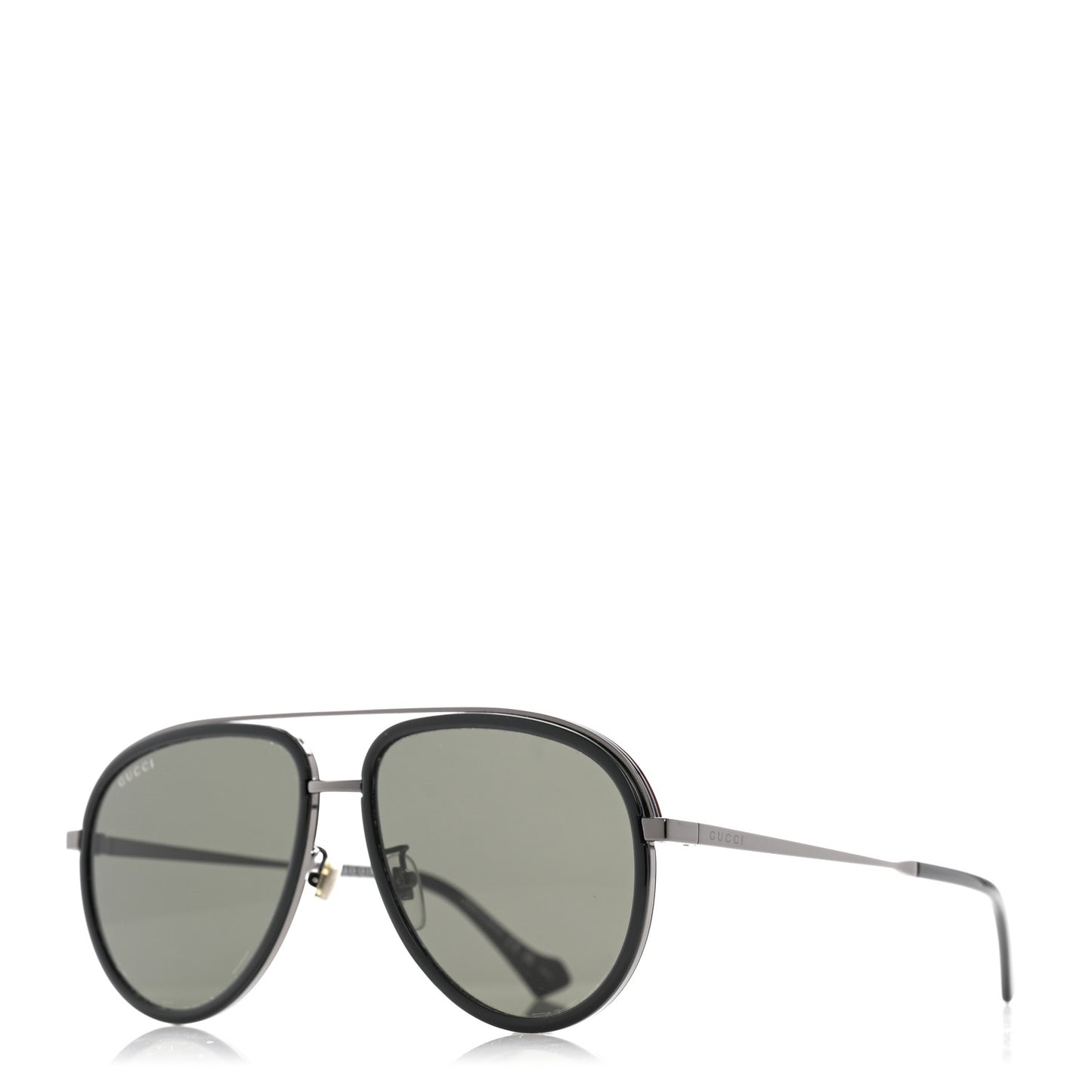 Metal Aviator Sunglasses GG1097S Grey Black