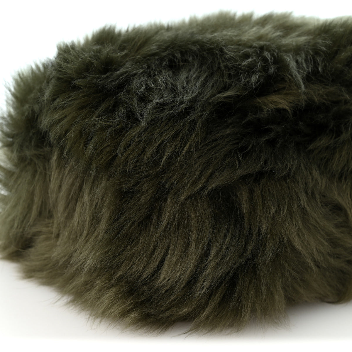 Shearling Fur Mini Jamie 4.3  Olive Ranch Dark Olive Ranch