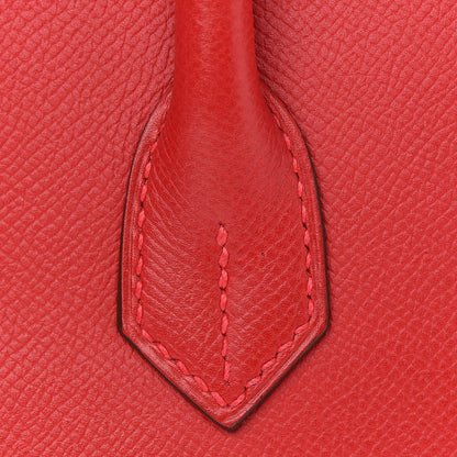 Hermes Epsom Birkin 30 Rouge Casaque 11 of 36