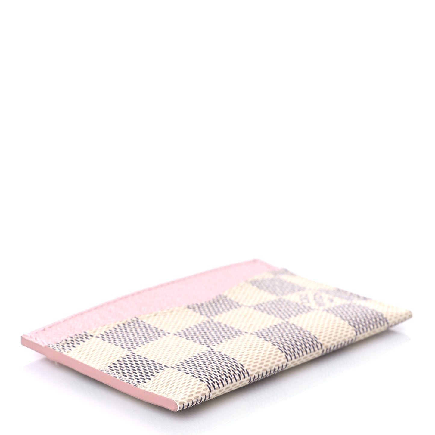 Damier Azur Daily Card Holder Rose Ballerine