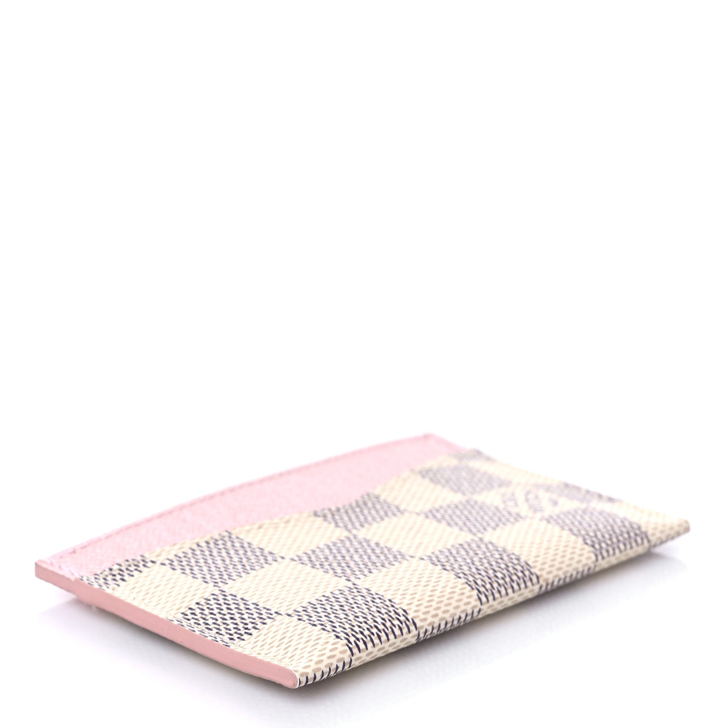 Louis Vuitton Damier Azur Daily Card Holder Rose Ballerine 4 of 7