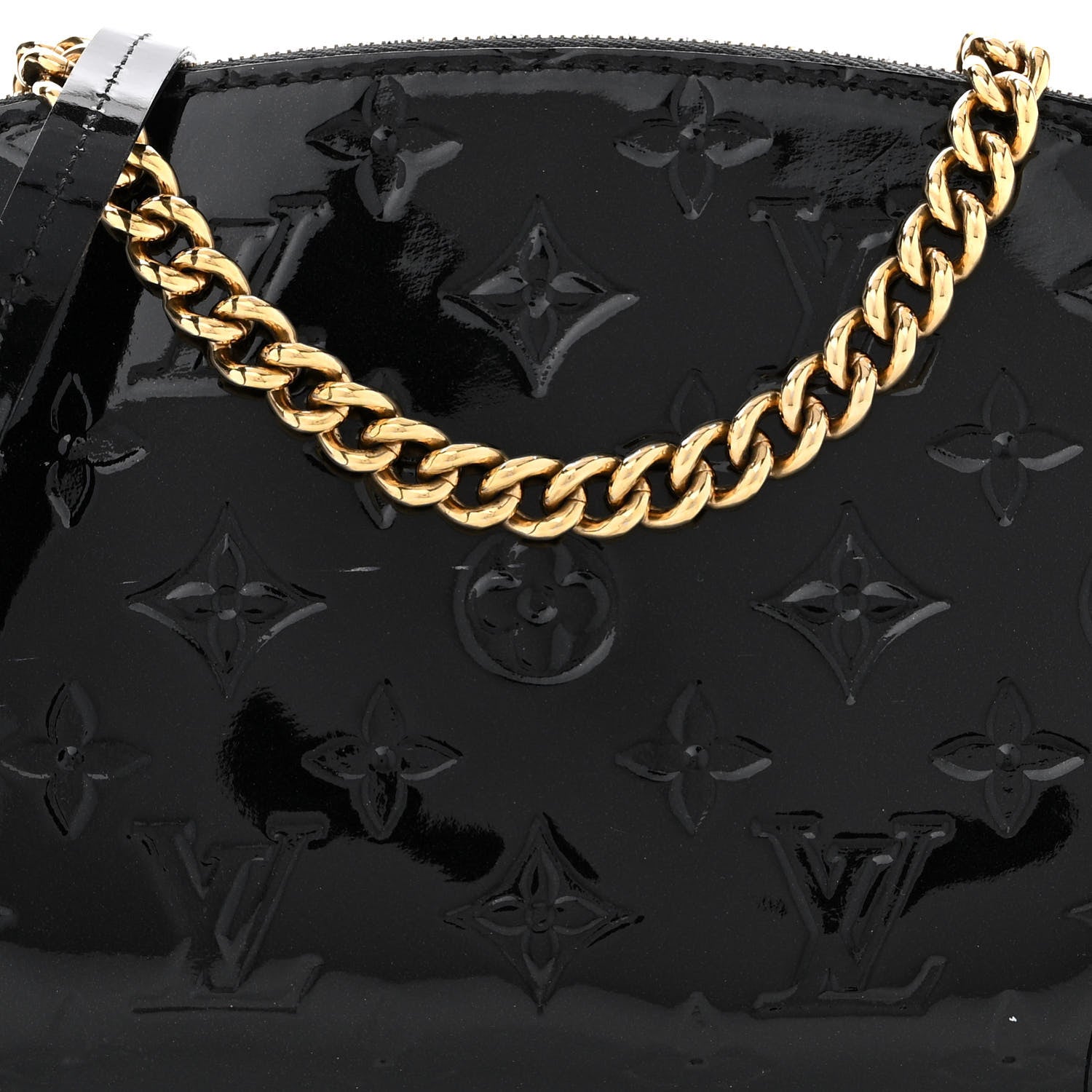 Louis Vuitton Vernis Santa Monica Clutch Noir Magnetique 8 of 10