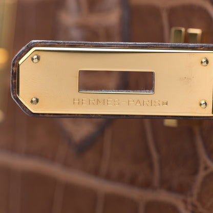 Hermes Matte Alligator Birkin 30 Alezan 21 of 29