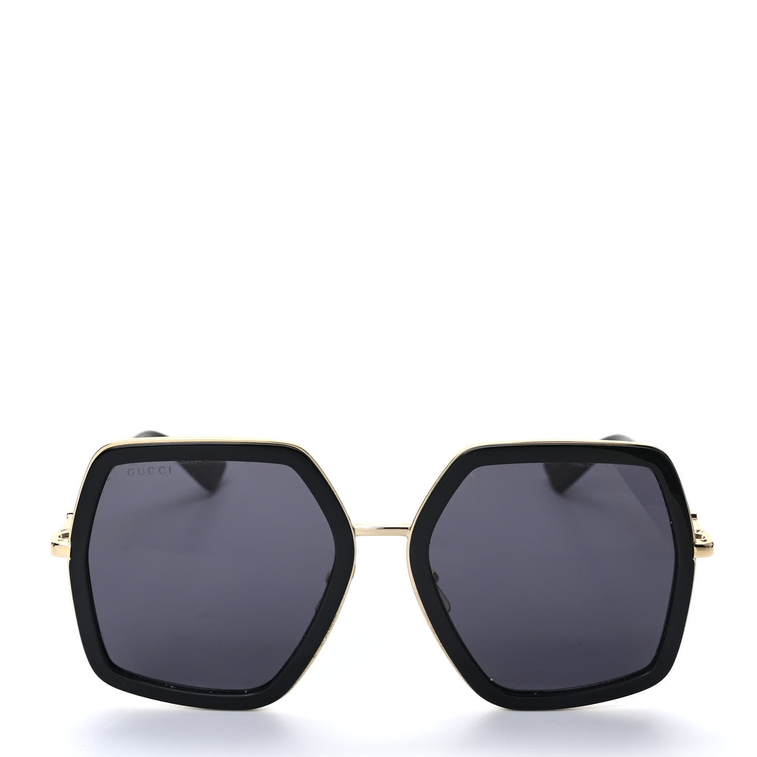Gucci Acetate Oversize Square Frame GG0106S Sunglasses Black 2 of 7