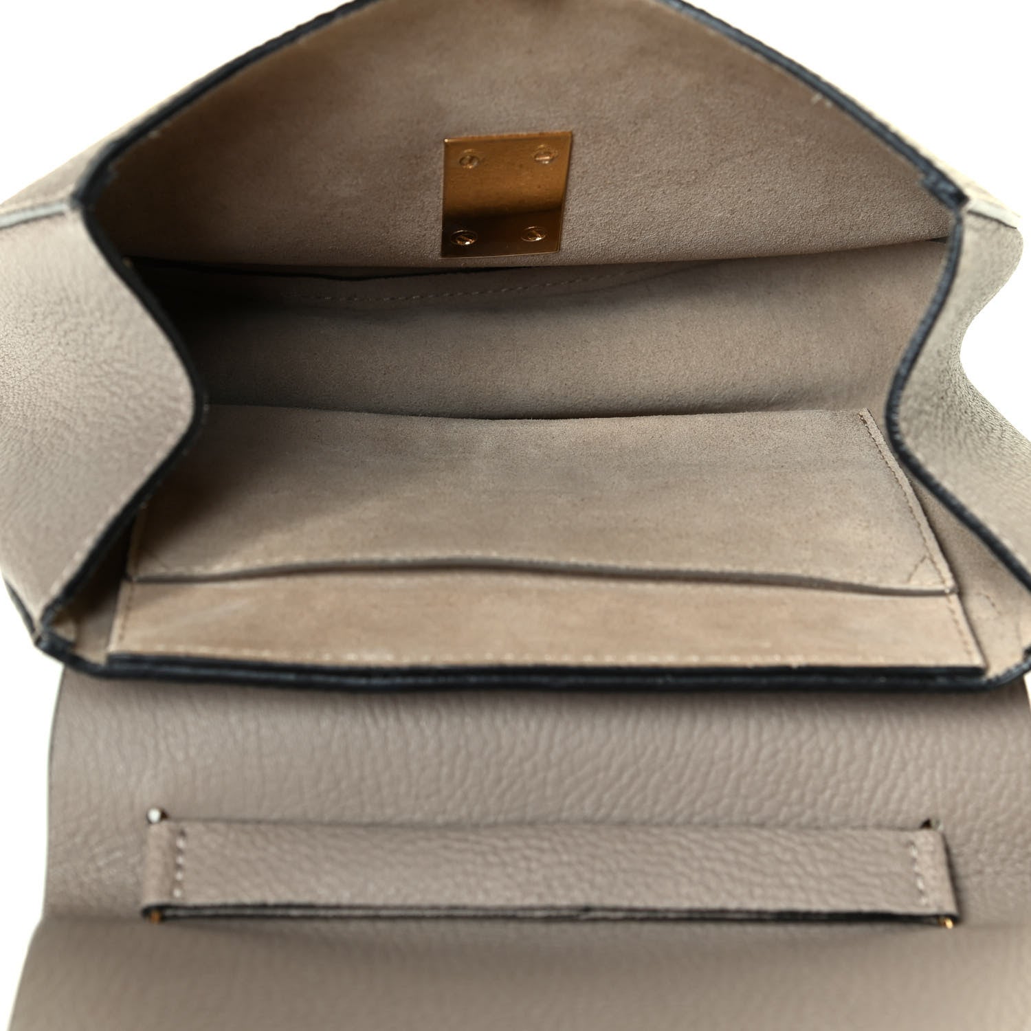 Chloe Grained Lambskin Drew Shoulder Bag Motty Grey 4 of 7