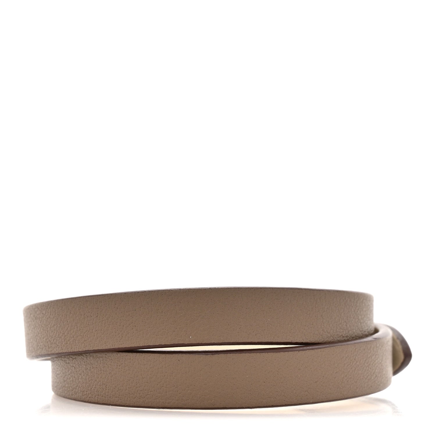 Hermes Swift Behapi Double Tour Bracelet T2 Etoupe Nata 3 of 6