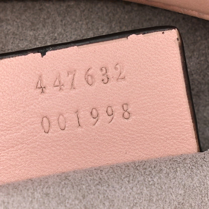 Gucci Calfskin Matelasse Small GG Marmont Chain Shoulder Bag Perfect Pink 7 of 9