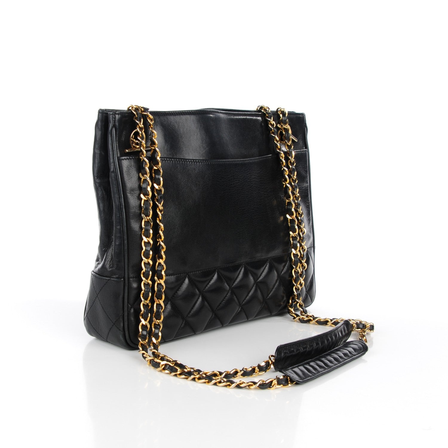 Chanel Lambskin Quilted Shoulder Bag Black 3 of 9