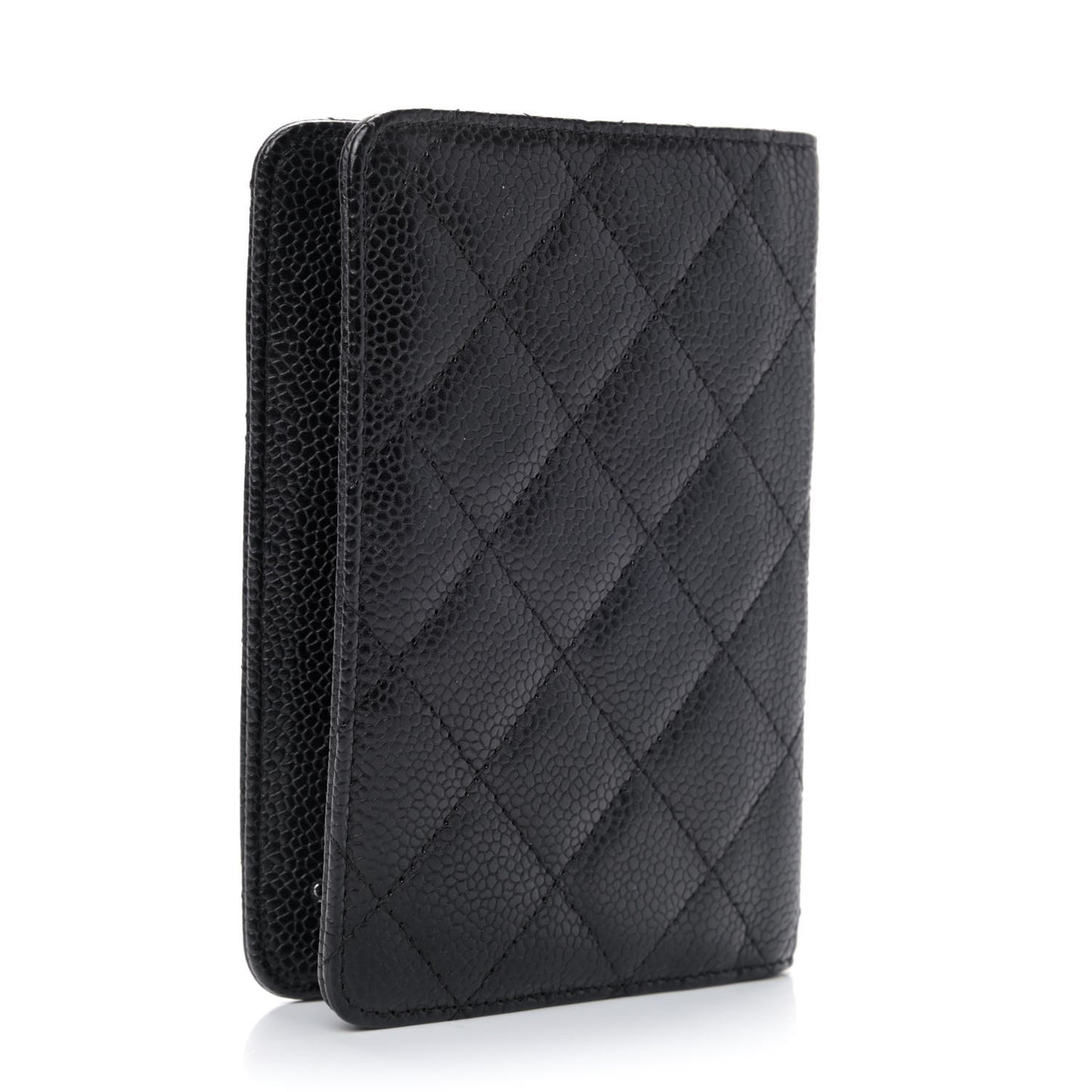 Caviar Quilted Agenda Cover Black