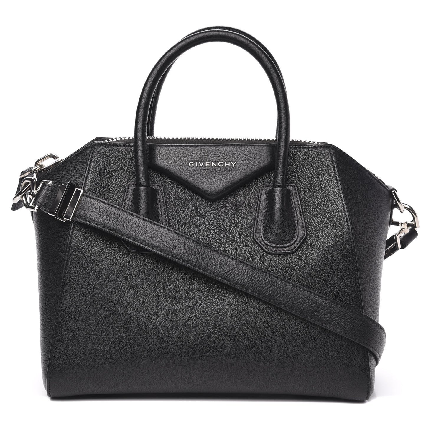Sugar Goatskin Small Antigona Black