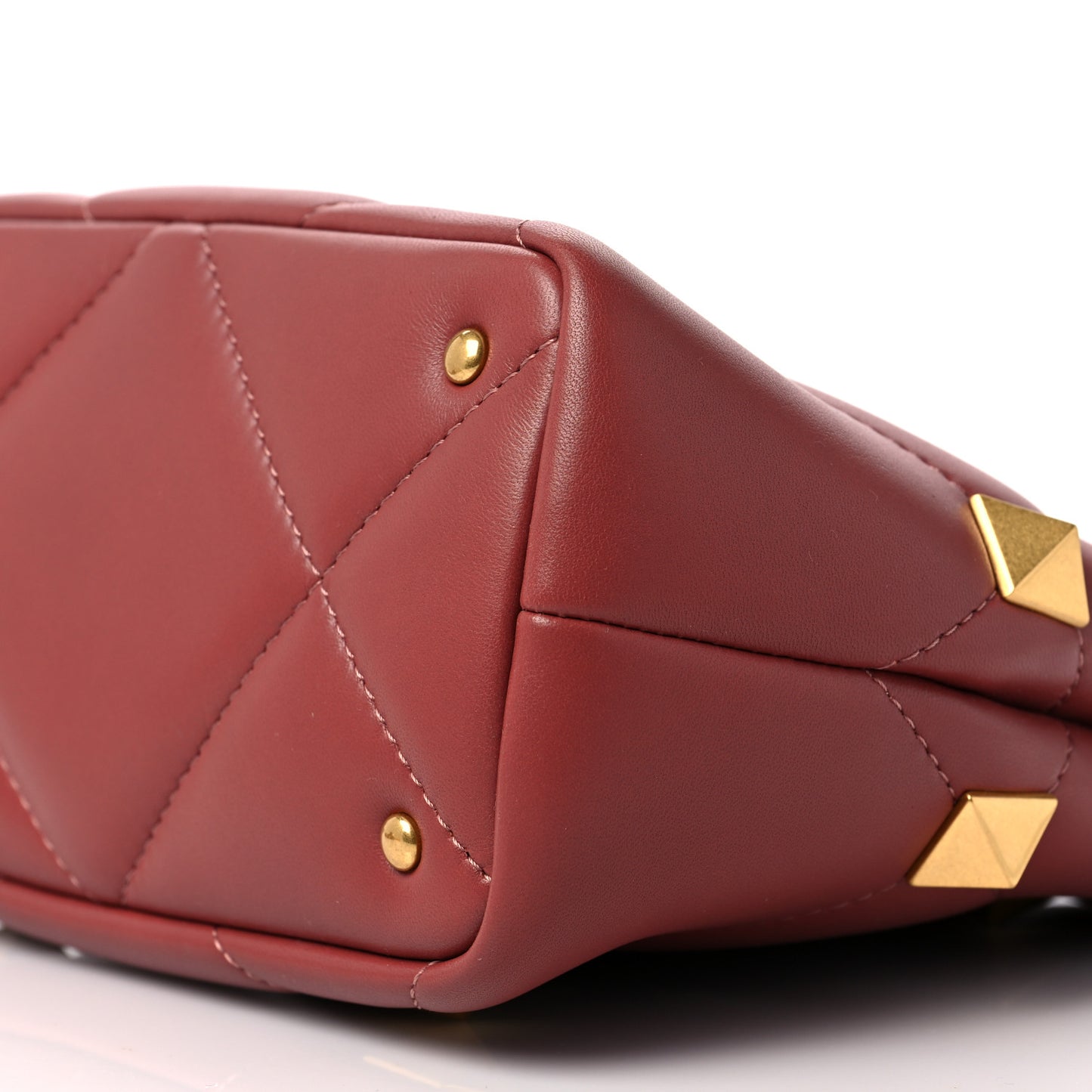 Nappa Small Roman Stud The Handle Bag Gingerbread