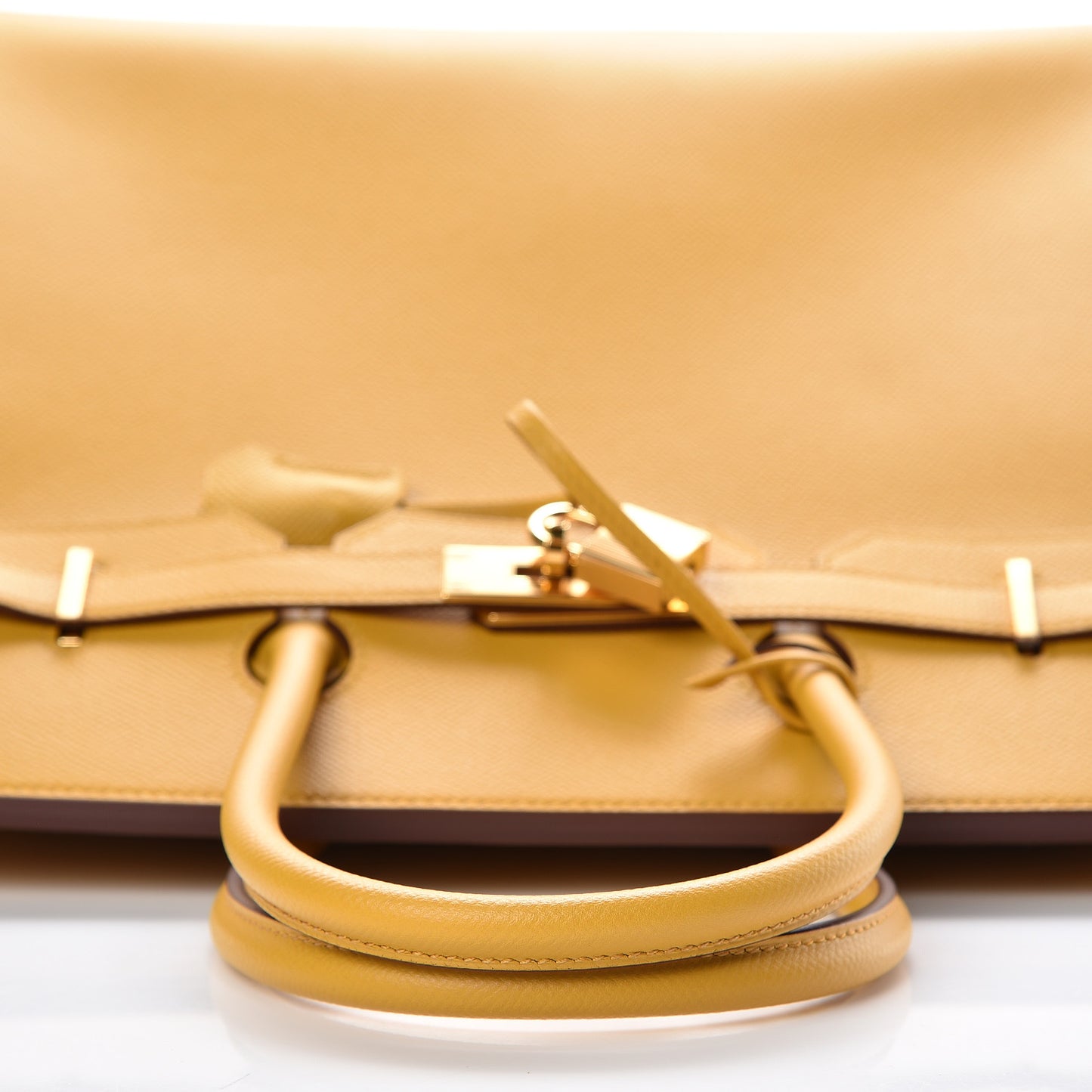 Epsom Birkin 35 Jaune Ambre
