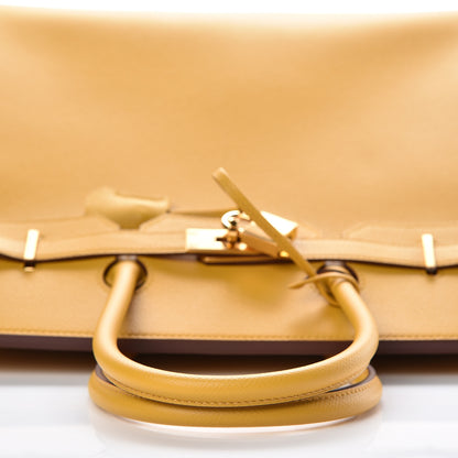 Hermes Epsom Birkin 35 Jaune Ambre 10 of 38