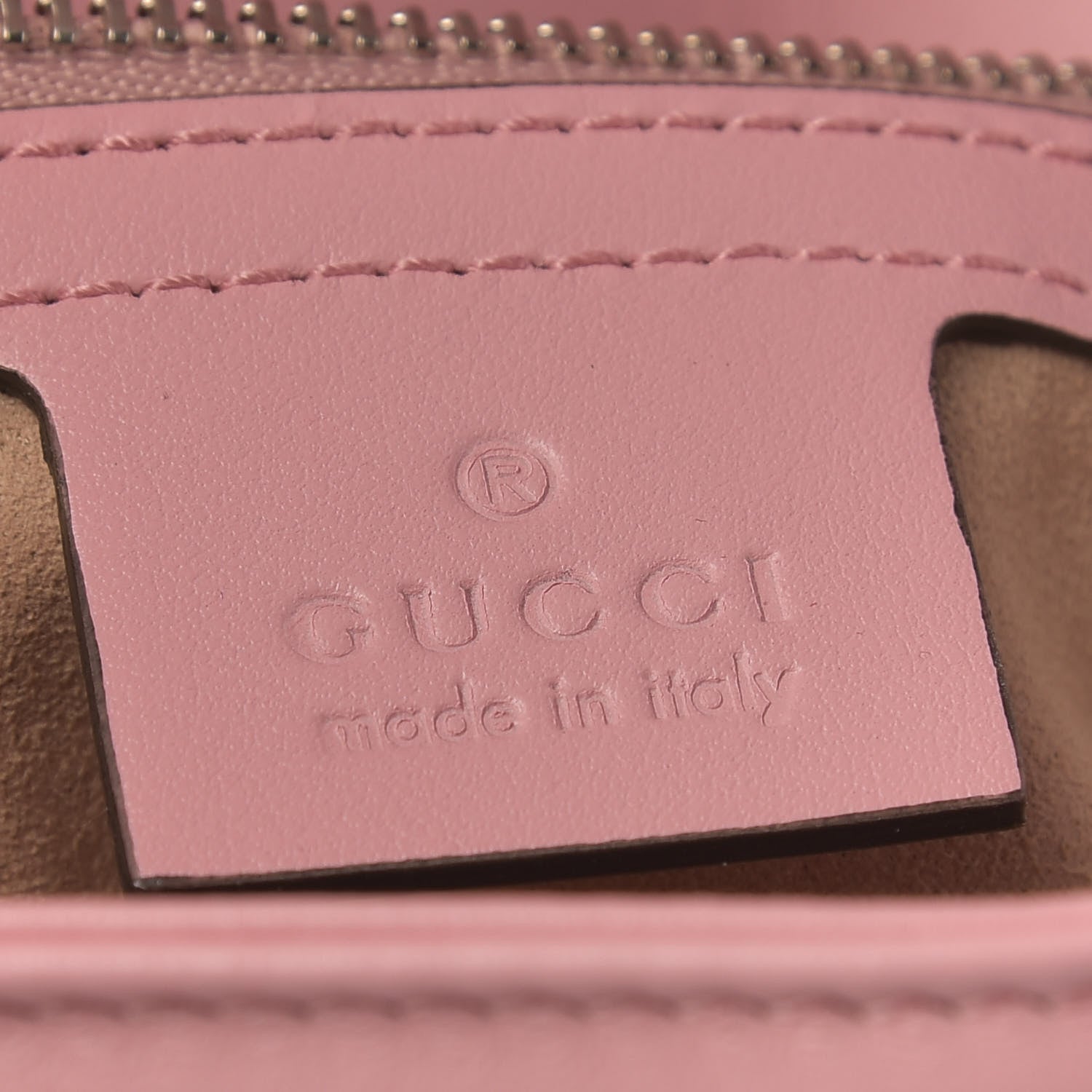 Gucci Calfskin Matelasse Small GG Marmont Shoulder Bag Wild Rose 8 of 9