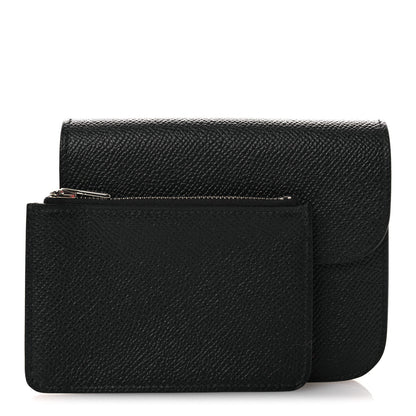 Hermes Epsom Constance Slim Wallet Black 3 of 9