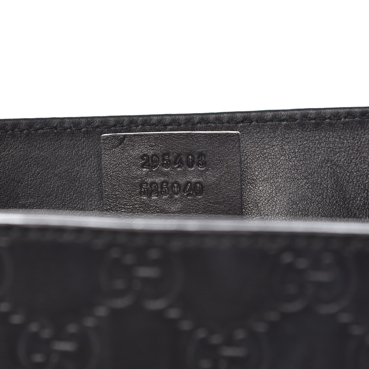 Gucci Guccissima Large Emily Chain Shoulder Bag Black 7 of 10
