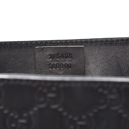 Gucci Guccissima Large Emily Chain Shoulder Bag Black 7 of 10