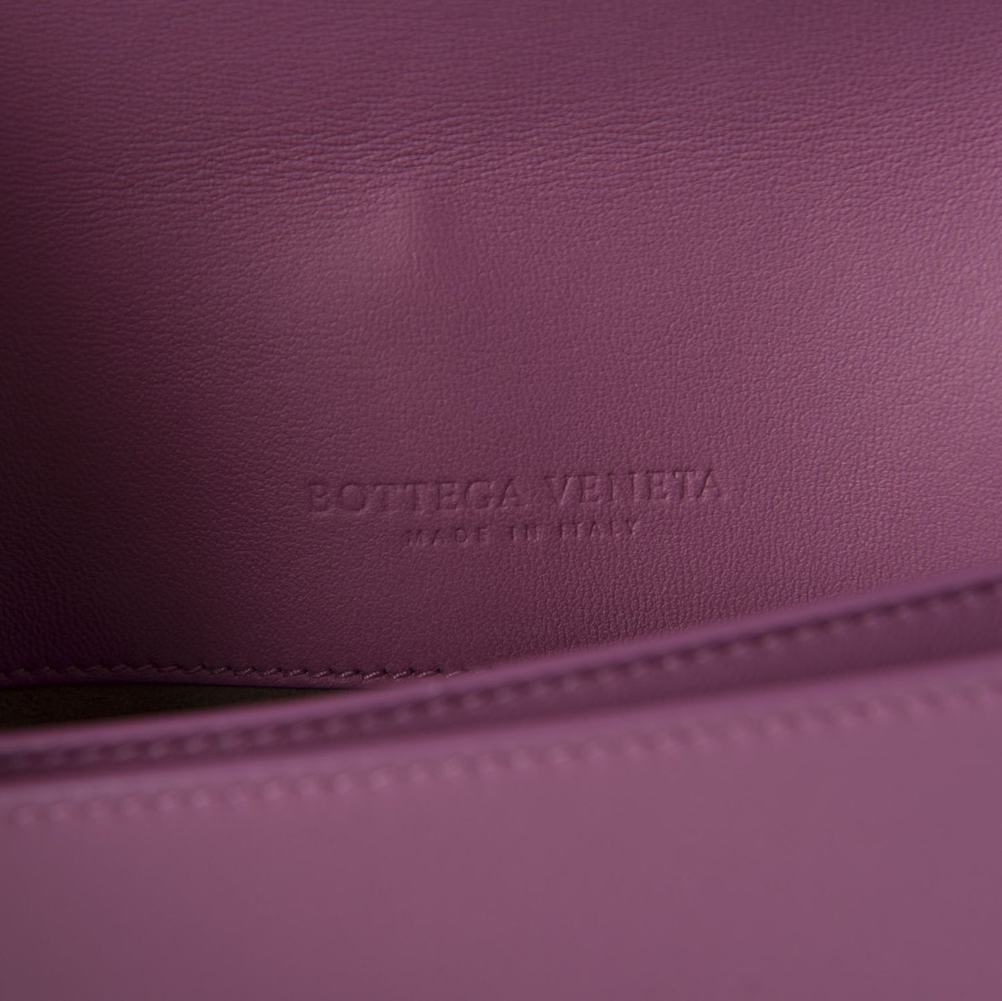 Nappa Karung Intrecciato Mini Montebello Crossbody Bag Purple Pink
