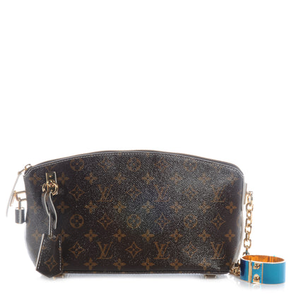 Louis Vuitton Monogram Shine Fetish Lockit Clutch 1 of 7