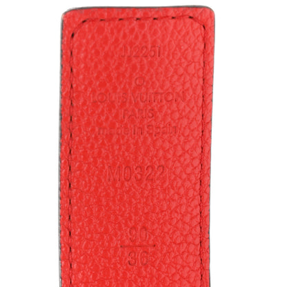 Louis Vuitton Monogram 30mm LV Initiales Reversible Belt 90 36 Coquelicot 3 of 5