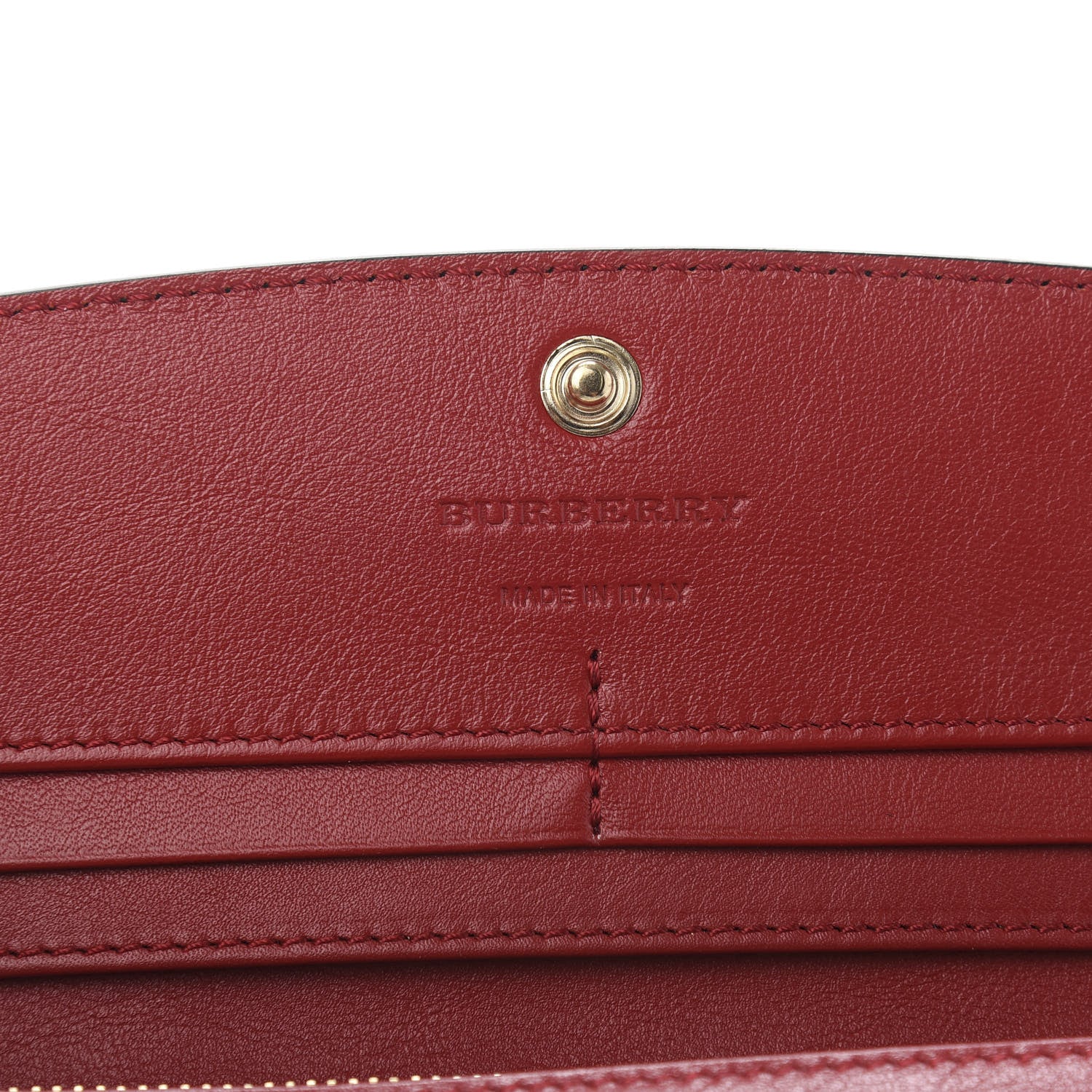 Burberry Grainy Calfskin House Check Continental Wallet Black 7 of 10