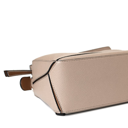 Loewe Grained Calfskin Small Puzzle Bag Sand Mink 15 of 17
