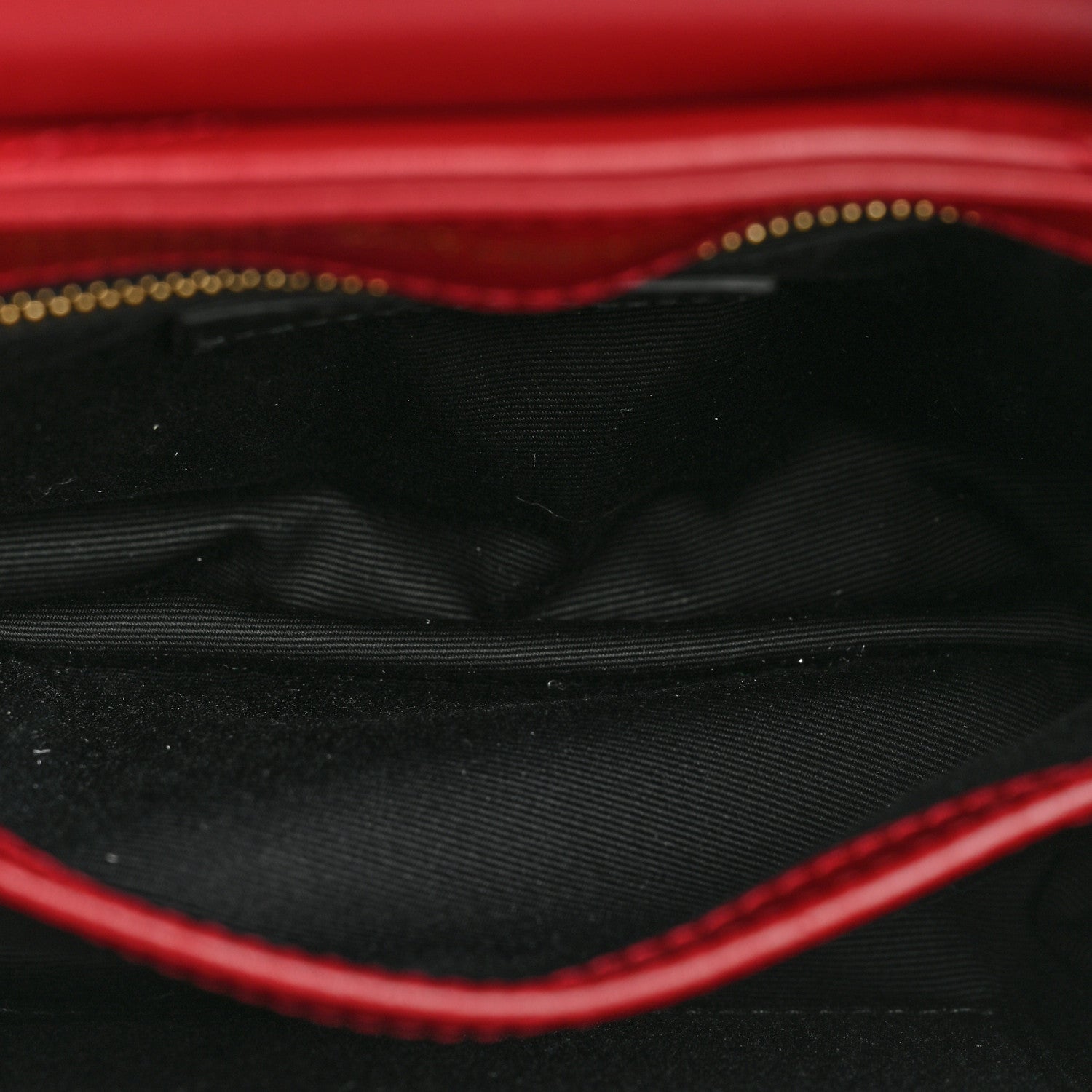 Saint Laurent Calfskin Y Quilted Monogram Toy Loulou Monogram Crossbody Bag Red 6 of 10