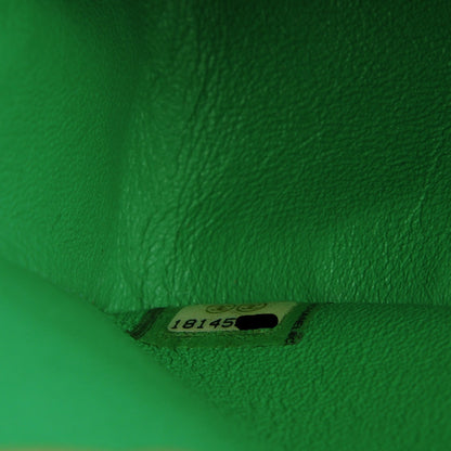 Chanel Patent Quilted Medium Double Flap Green 7 of 8
