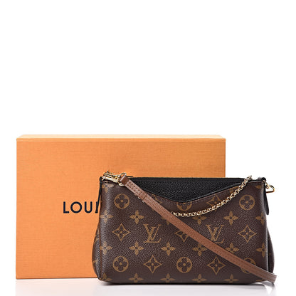 Louis Vuitton Monogram Pallas Clutch Black 12 of 12
