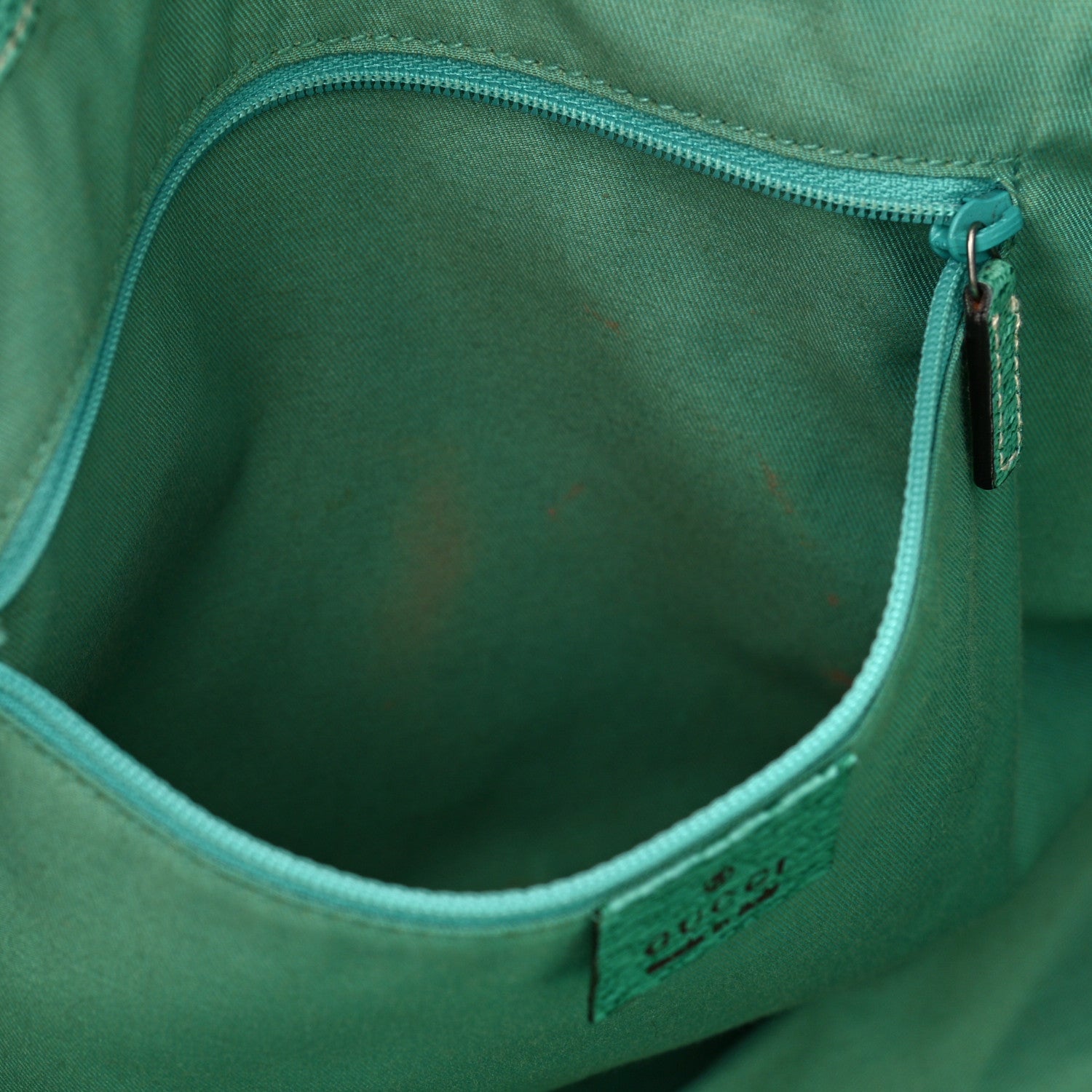 Gucci Monogram Shoulder Bag Turquoise 11 of 12