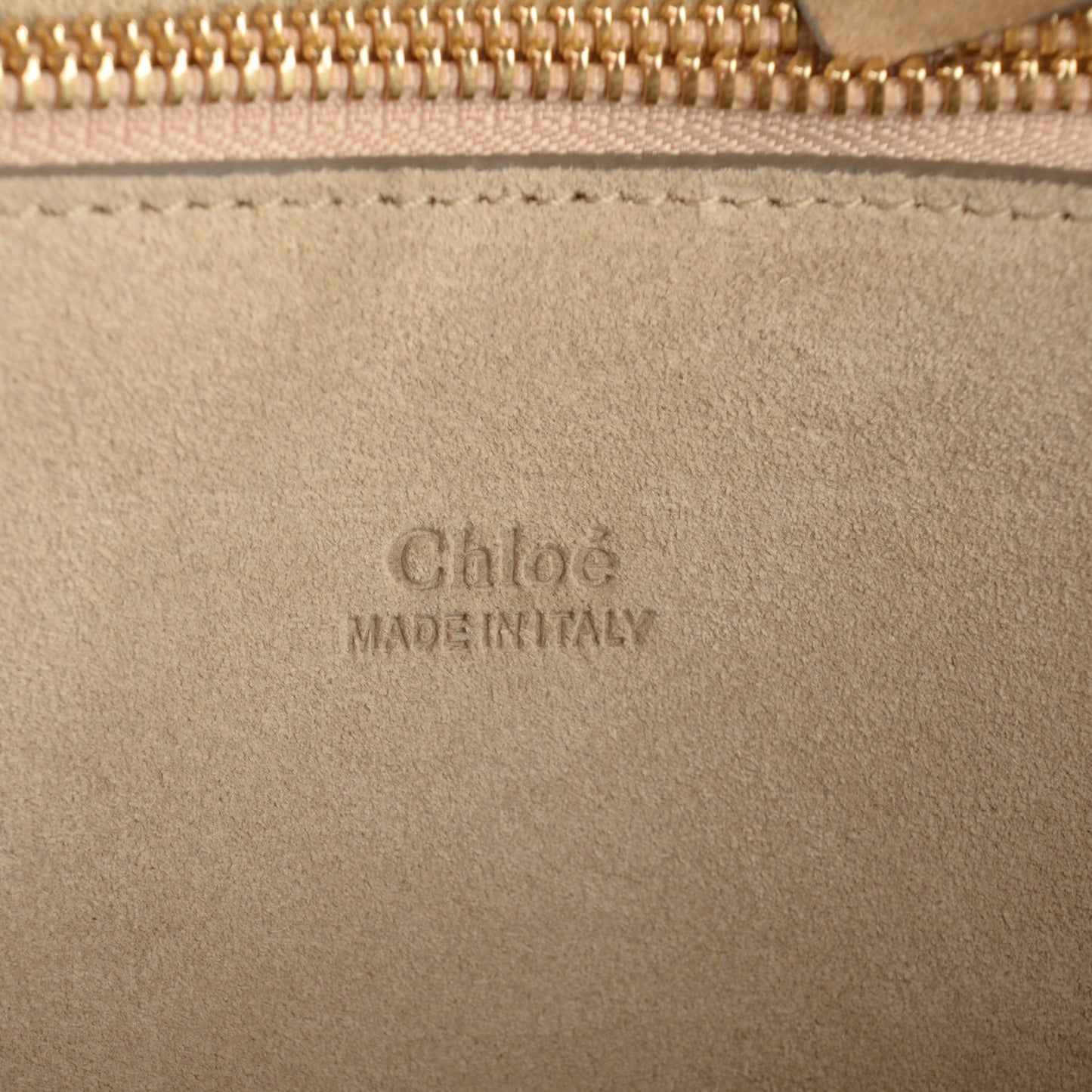 Suede Medium Faye Shoulder Bag Desert Beige