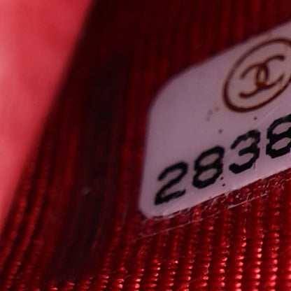 Chanel Caviar Quilted Wallet On Chain WOC Red 8 of 11