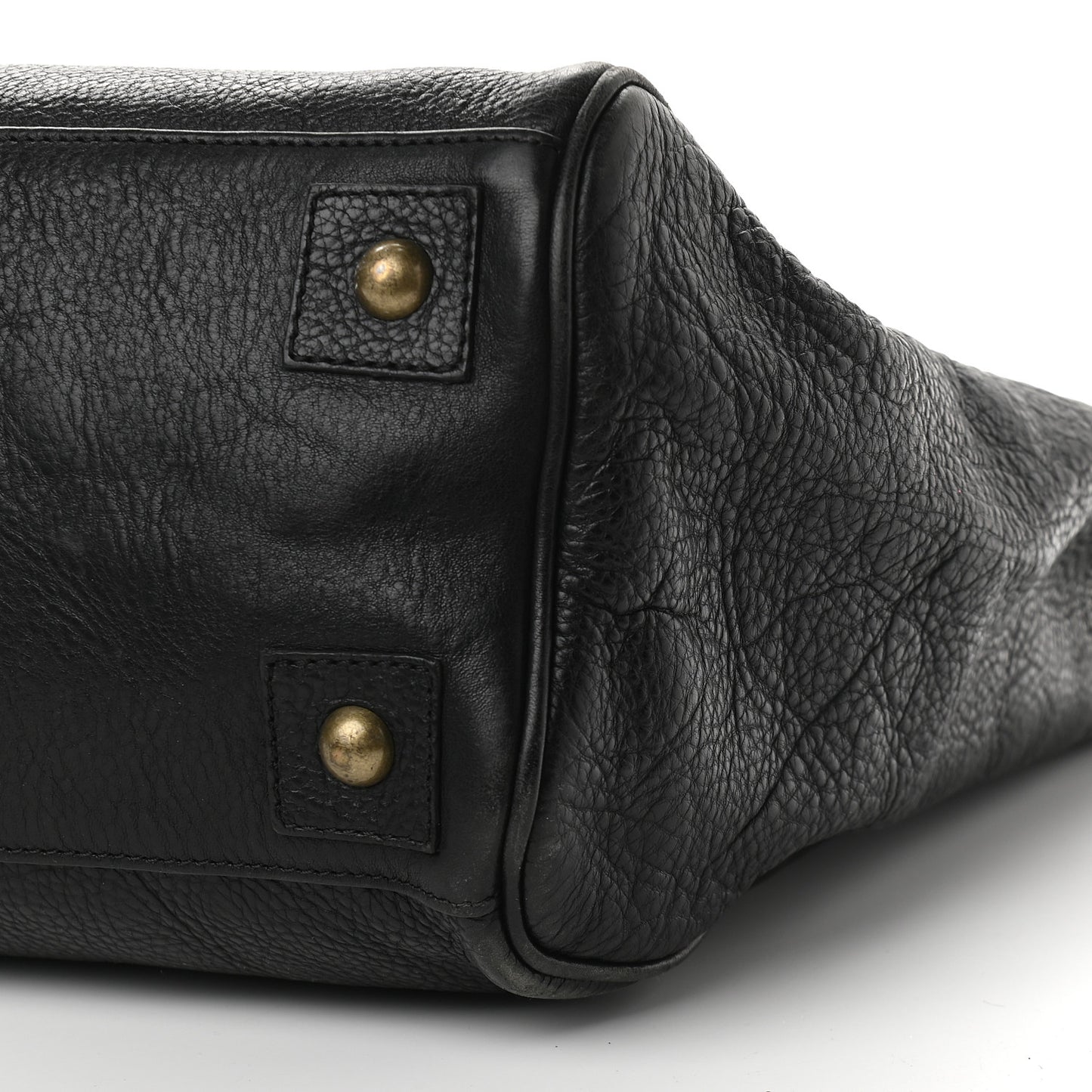 Natural Leather Bayswater Tote Black