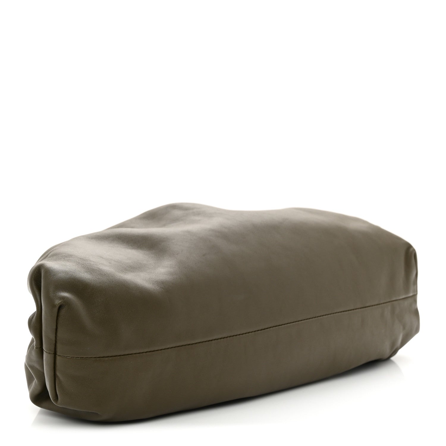 Bottega Veneta Smooth Butter Calf The Pouch Oversized Clutch Mustard 4 of 11