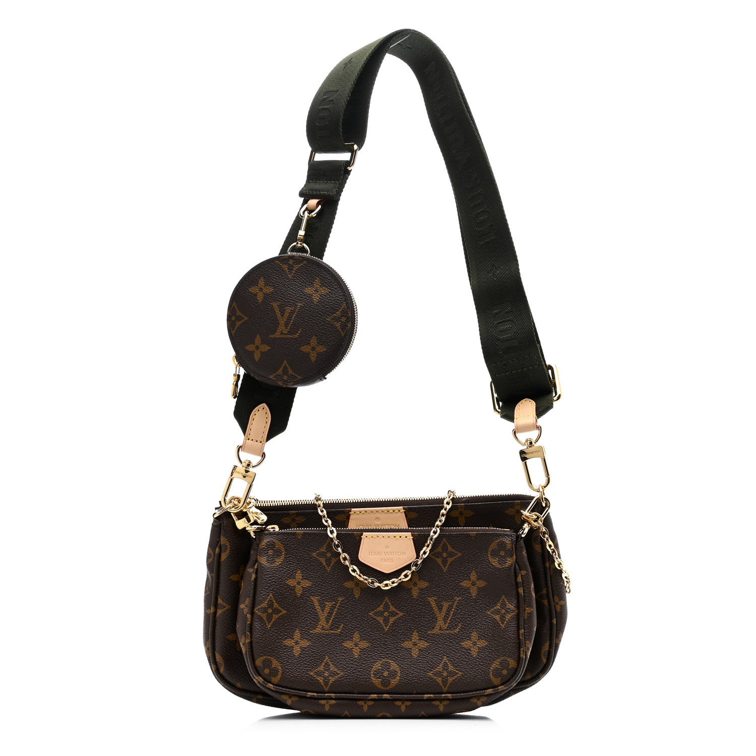Louis Vuitton Monogram Multi Pochette Accessories Kaki 2 of 21
