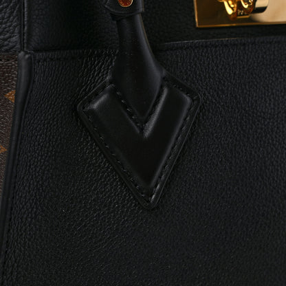 Louis Vuitton Calfskin Monogram On My Side PM Black 9 of 9
