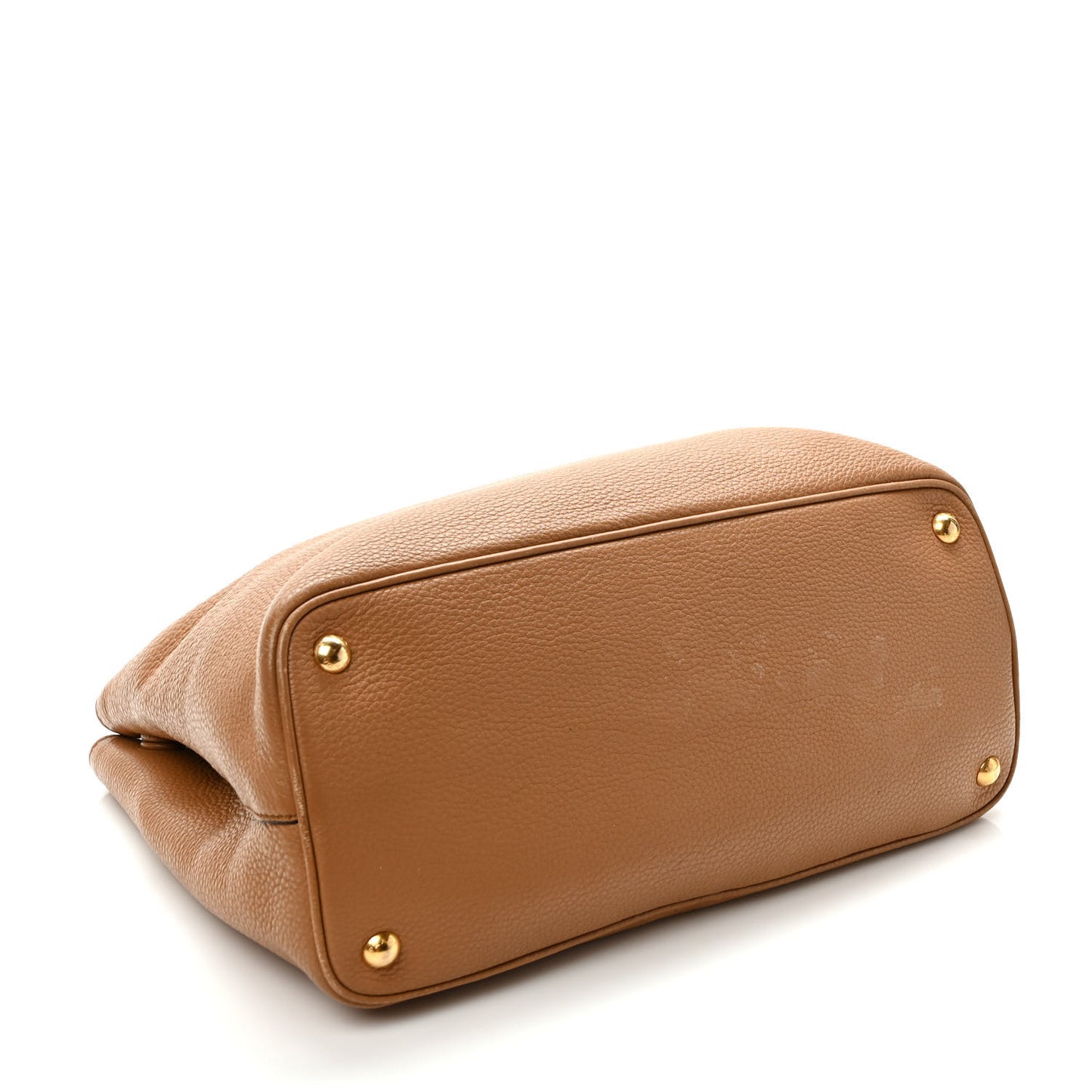 Vitello Phenix Shoulder Bag Caramel