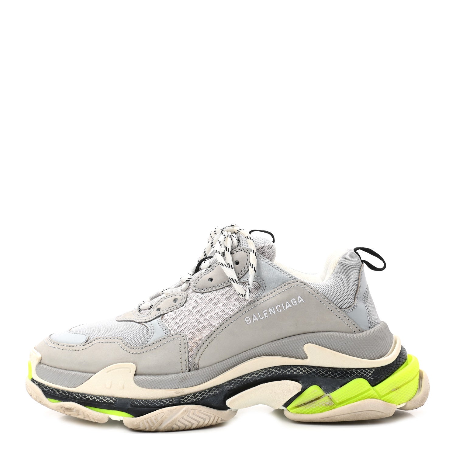 Balenciaga Mesh Nubuck Mens Triple S Sneakers 43 Gris Clair 1 of 14
