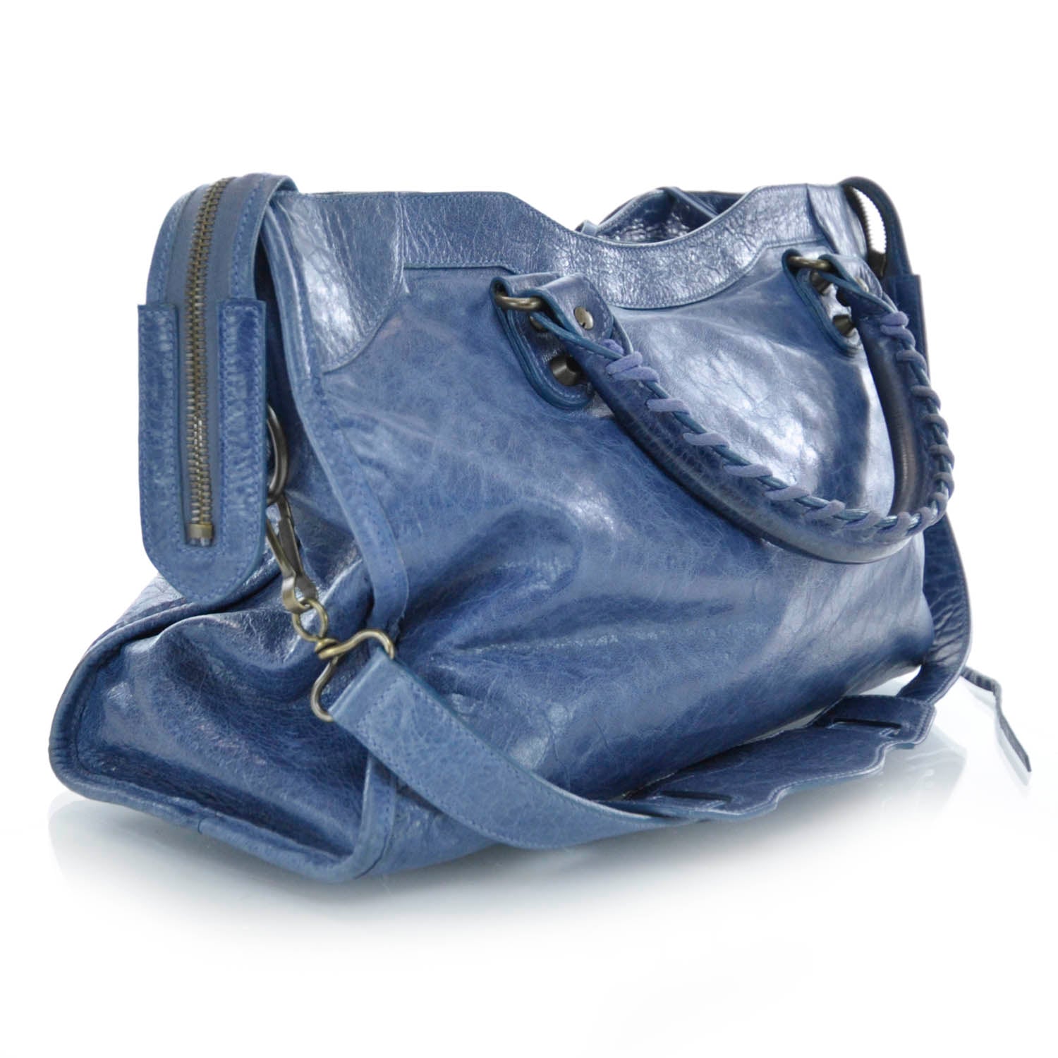 Balenciaga Chevre City Navy 3 of 10
