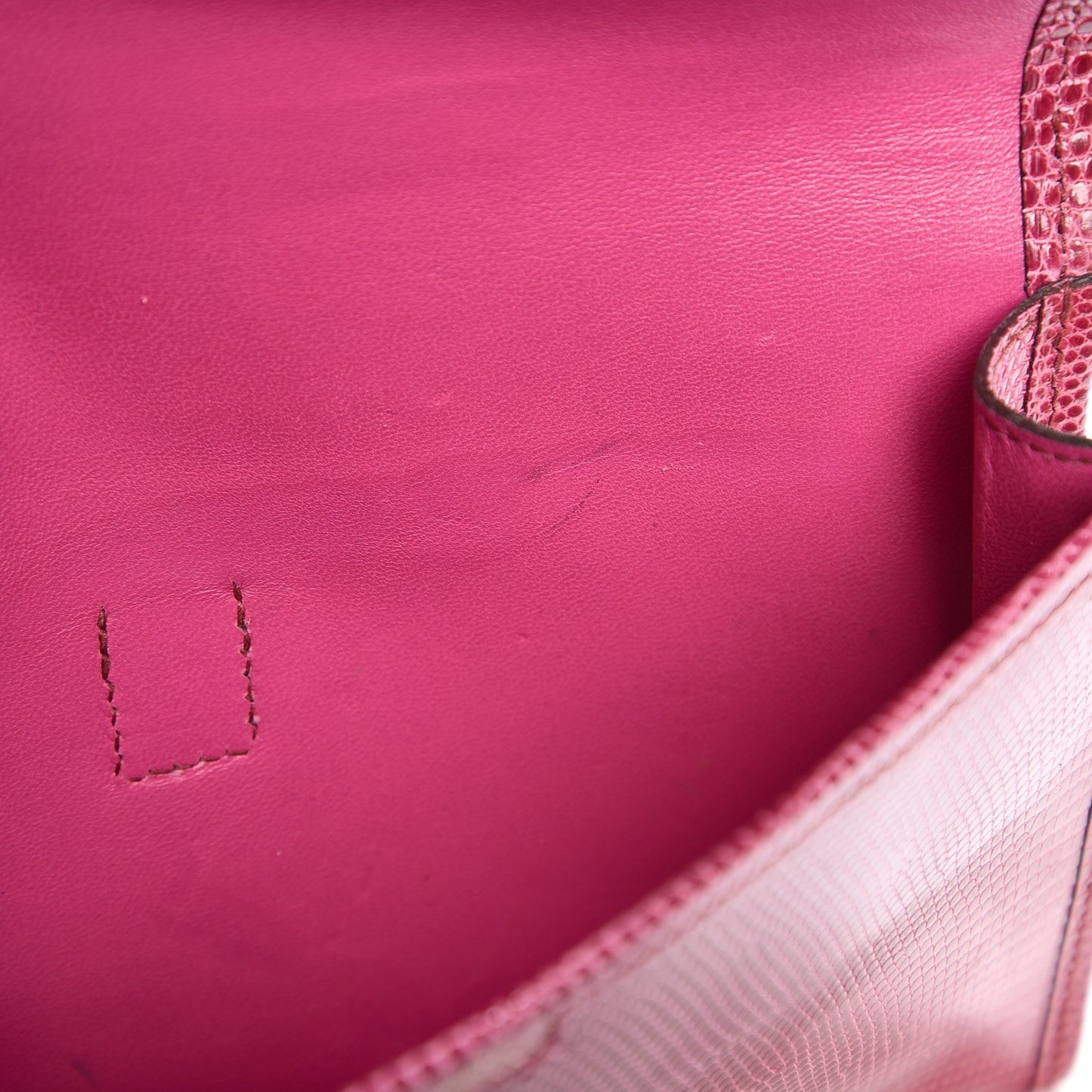 Lizard Mini Jige Clutch Violet