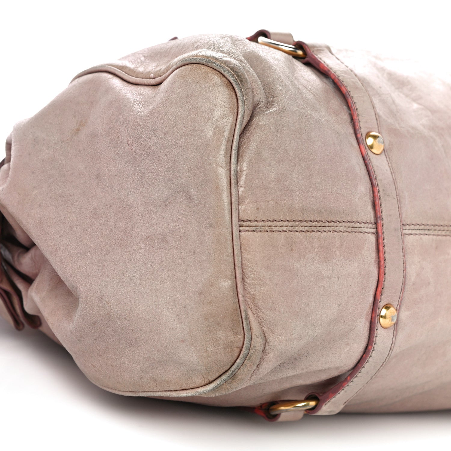 Miu Miu Vitello Lux Large Bow Bag Mughetto 4 of 33