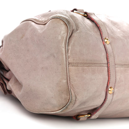 Miu Miu Vitello Lux Large Bow Bag Mughetto 4 of 33