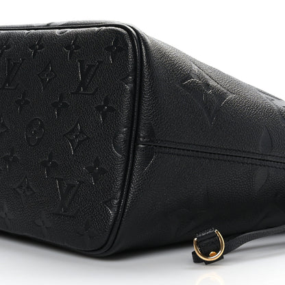 Louis Vuitton Empreinte Monogram Giant Neverfull MM Black 8 of 8