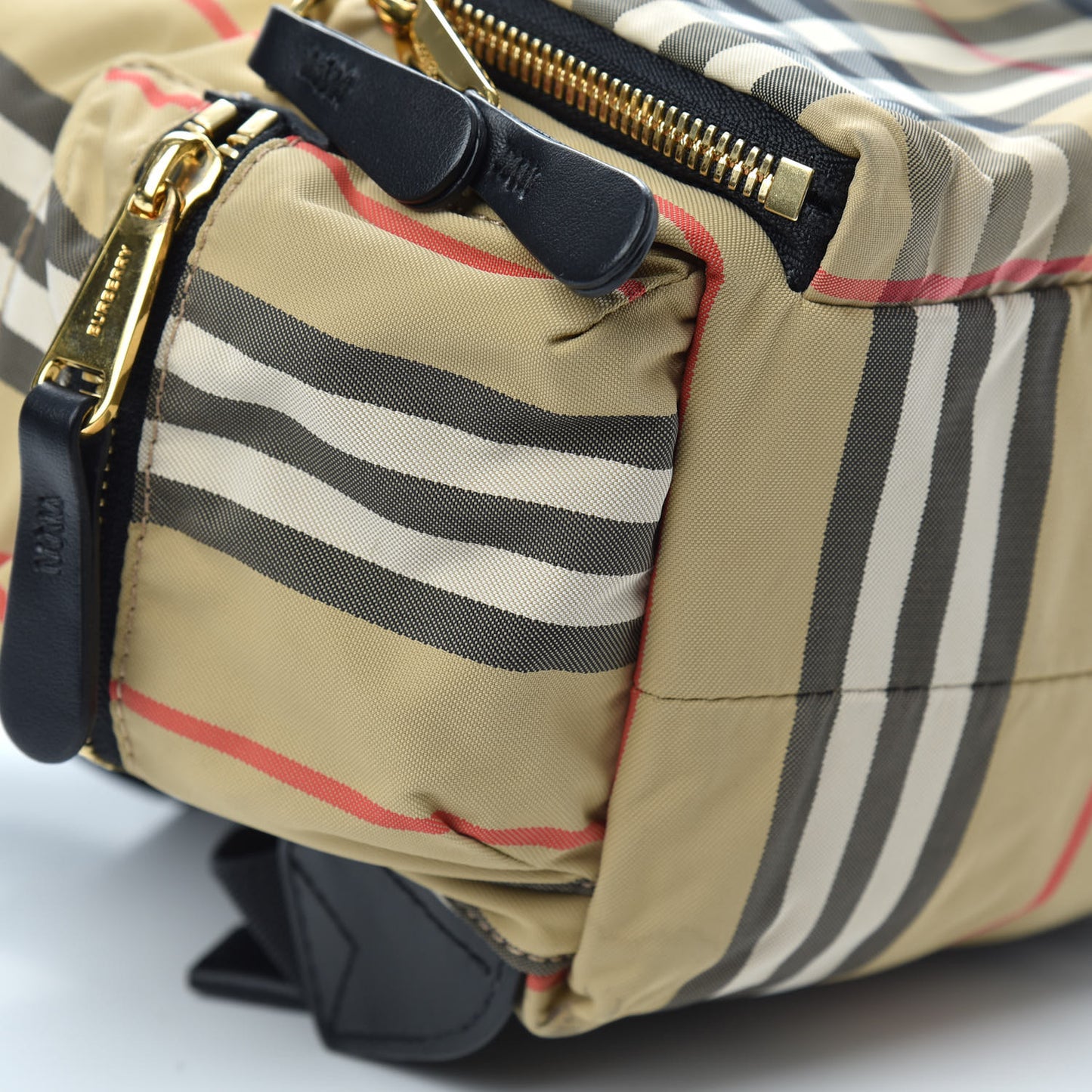 Vintage Check Small Rucksack Backpack Archive Beige