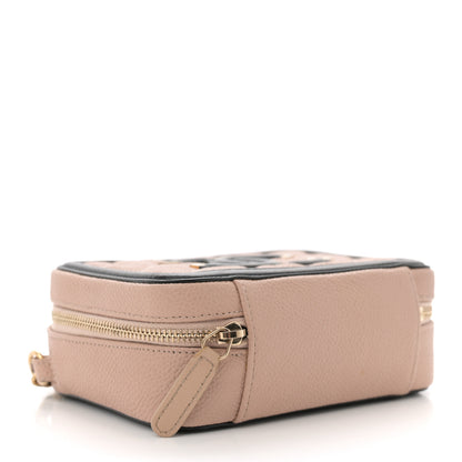 Chanel Caviar Quilted CC Filigree Vanity Clutch With Chain Beige Black 4 of 13