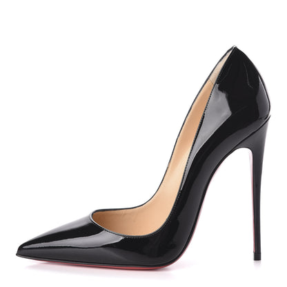 Christian Louboutin Patent So Kate 120 Pumps 37 Black 1 of 8